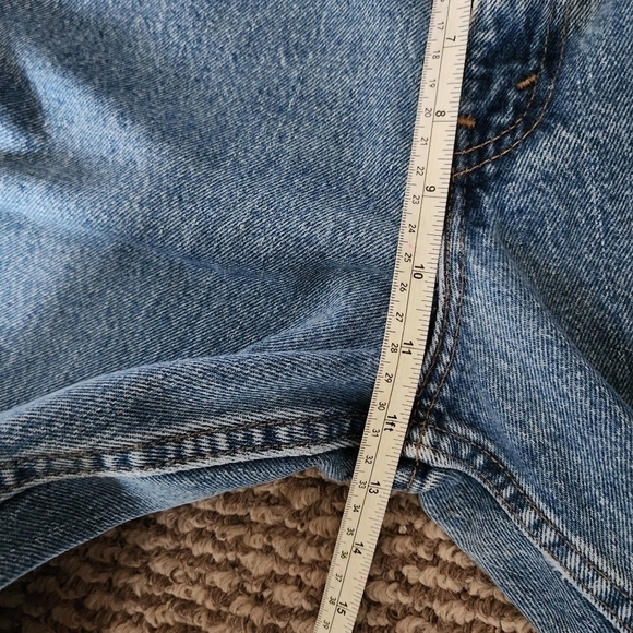 Vintage Levi’s 550 Made In The USA Relax Fit Blue Wash Jeans Women’s Size 12 - Picture 6 of 7